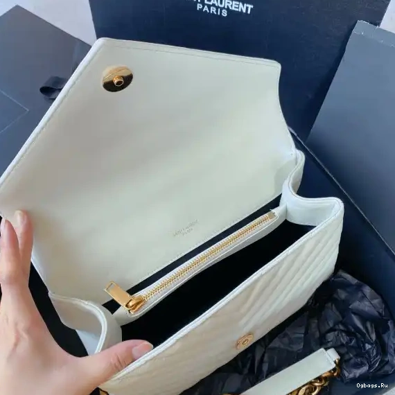 YSL shoulder Medium leather bag-24*17*6.5cm 0621